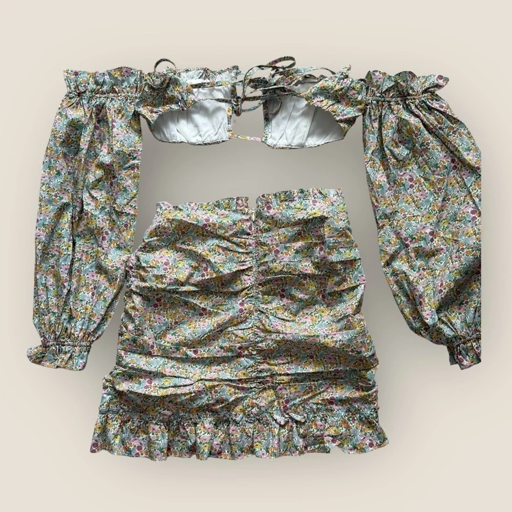 For Love & Lemons - Floral 2-Piece Set – Size M (NWT)
